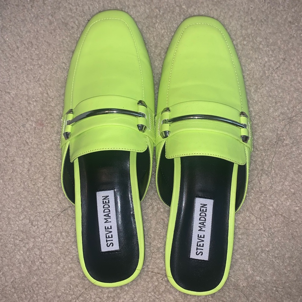 Steve Madden Neon Green Sandals
